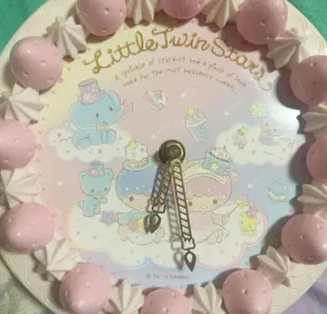 새상품급 레어 키키라라 시계 리틀트윈스타 케이크형 시계