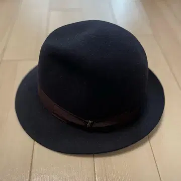 Borsalino 볼사리노 네이비 리본 펠트 햇