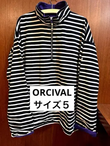 무료배송 ORCIVAL 오르치발 플리스 라이닝 하프 지퍼 풀오버
