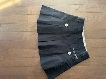 블랙 플리츠 스커트 여성용 골프