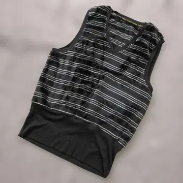 b2629 TOROY 트로이 [ L ] 보더 슬리브리스 플리스