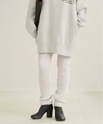 Plage/플라주 les Tendre rib 리브 레깅스 니트 팬츠