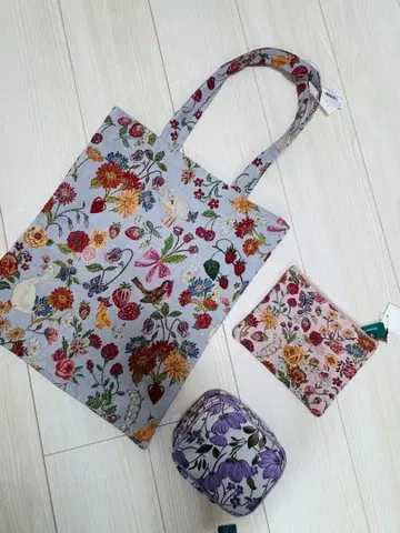 애프터눈 티 토트백/파우치 3종 세트