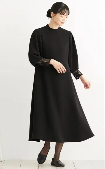 상복 예복 워셔블 원피스 블랙 LL