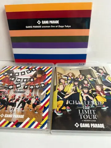 갱 파레이드 블루레이 3매 세트 gang parade Blu-ray