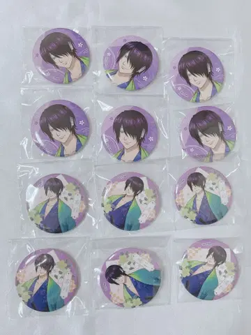 은혼 타카스기 신스케 봄의 비단 캔뱃지 세트