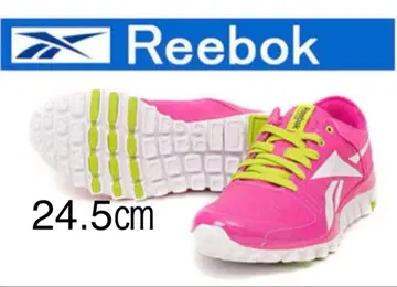 Reebok 러닝화 24.5cm 핑크/라임