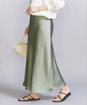 BEAUTY&YOUTH 폴리에스테르 머메이드 플레어 스커트