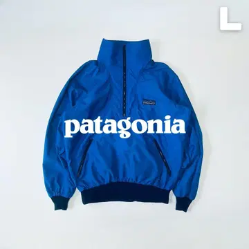 Patagonia 80s 나일론 풀오버 자켓 홍콩제 L 파랑