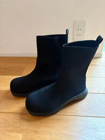 Racbaki 니트 부츠 블랙