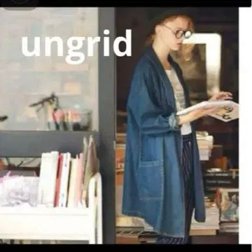 앵그리드 ungrid 데님 자켓 데님 가운 자켓 루즈한 사이즈