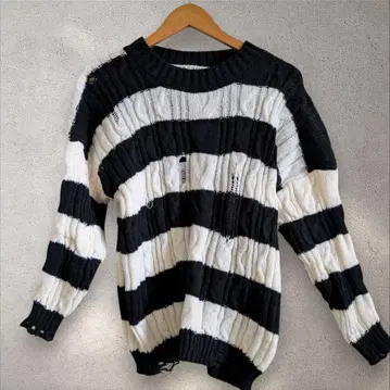 크러쉬 스웨터 보더 F