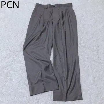 PCN 유나이티드 애로우즈 와이드 팬츠 슬랙스 플리츠 그레이