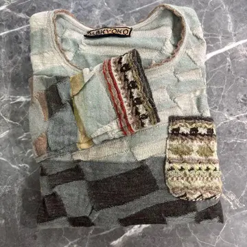 M.&KYOKO/긴팔 니트 원피스/사이즈 1