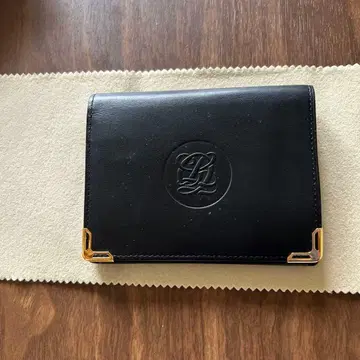 루이까또즈 블랙 이단 접이식 지갑