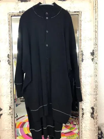 택 포함 새상품 Y's 와이즈 블랙 롱 가디건 니트 M