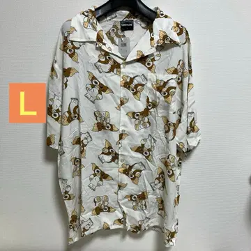 미사용 새상품 그렘린 알로하 셔츠 반팔 셔츠 기즈모 L 사이즈