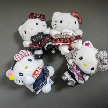 헬로키티 봉제 인형 4개 세트