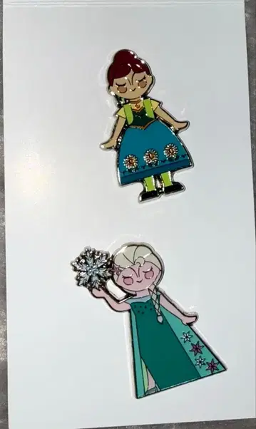 안나와 눈의 여왕 핀 배지