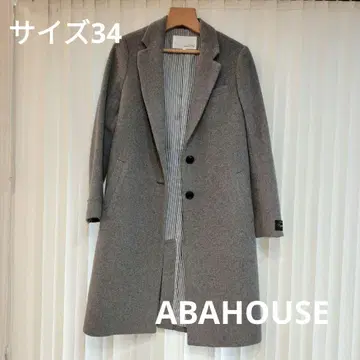 ABAHOUSE 그레이 체스터 코트 사이즈 34