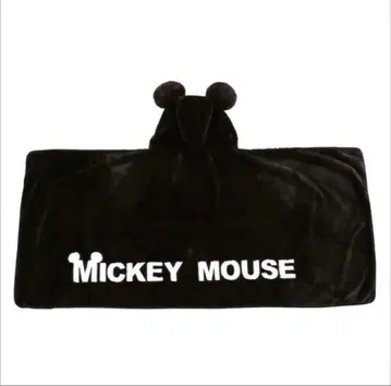 미키마우스 귀 달린 후드 담요