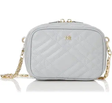 SNIDEL 퀼팅 스퀘어 숄더백 sax