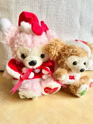 산타 코스튬 봉제 인형 세트