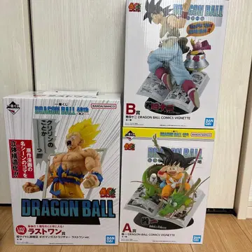 드래곤볼 제일복권 손오공 A, B, 라스트 원 3종 세트