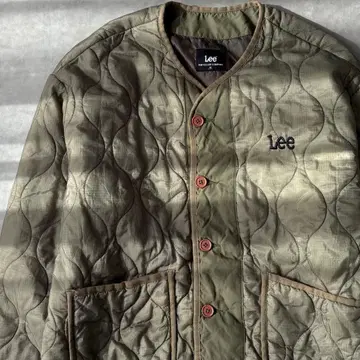 14990 Lee 자수 로고 충전솜 퀼팅 자켓