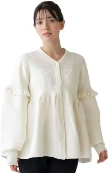 Sono 퍼프 슬리브 가디건 사이즈 1