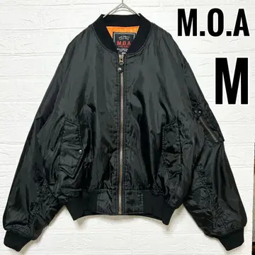 M.O.A TYPE A.RMY MA-1 자켓 블랙 오렌지 [ M ]