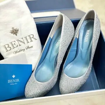 [ 새상품급 ] BENIR 베니르 실버 글리터 36
