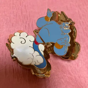 레어 디즈니 알라딘 지니 기믹 핀 입체 3D 한정판