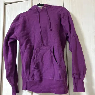 Champion Reverse Weave 후드티 L 보라색