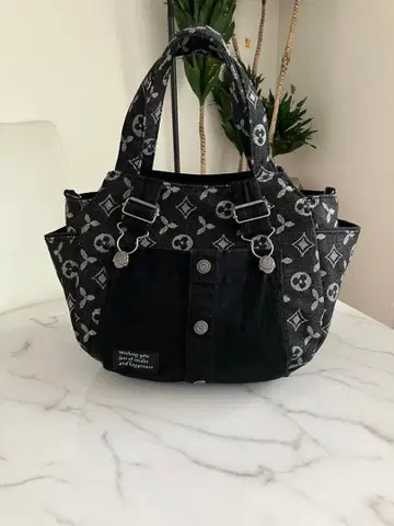 920 블랙 데님 리메이크 백 오버롤 데님 핸드메이드