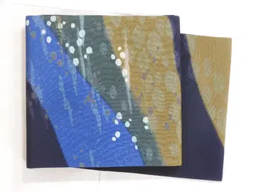 순수 실크 용 로우케츠 염색 같은 후쿠로 오비