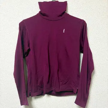 미즈노 THE OPEN 울 100% 터틀넥 골프웨어 M 사이즈