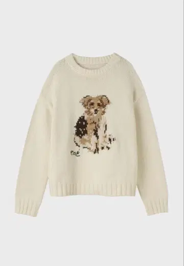 Schloss Dog Knit 아이보리 M 사이즈