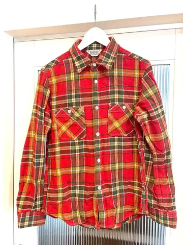 FIVE BROTHER 파이브브라더 플란넬 셔츠 체크 M