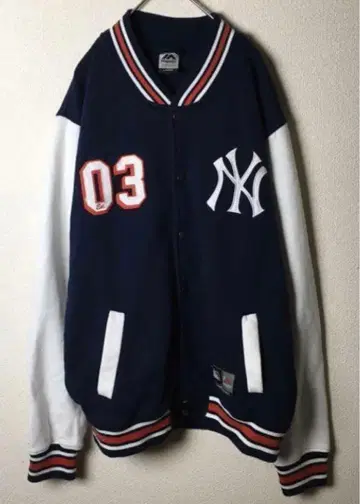 Majestic 뉴욕 양키스 바시티 자켓 맨투맨 L 새상품급