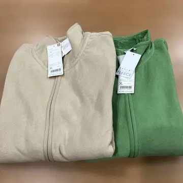 유니클로 여성용 플리스 XL 2장 세트