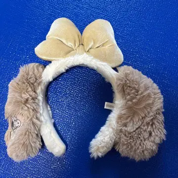 USJ 귀 달린 스누피 벨 머리띠 베이지