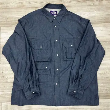 THE NORTH FACE 긴팔 셔츠 L 블루