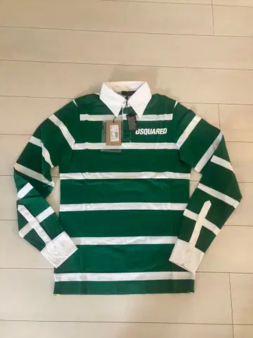 디스퀘어드 남성용 럭비 저리풍 티셔츠 M 새상품 택