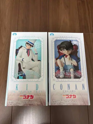 명탐정 코난 프리미엄 그레이스 시츄에이션 피규어 2체 코난 키드