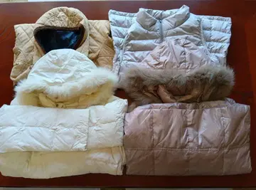 다운 자켓 후드 부착 외 4점 세트