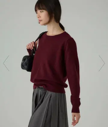 바빌론 워셔블 울 풀오버 FREE 사이즈 와인