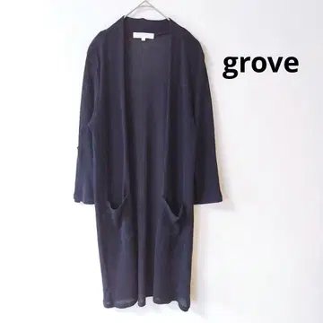 2.51 [그로브] 빅 사이즈 칠부 소매 가디건 얇은 소재 포켓