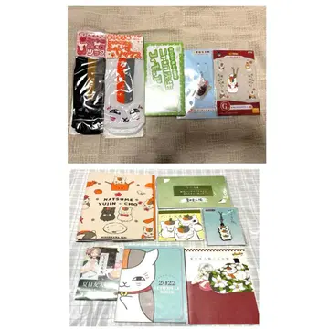 나츠메 우인장전 엽서 메모장 외 Lara 부록 스케줄러 외 세트