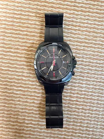 폴 스미스 크로노그래프 손목시계 블랙